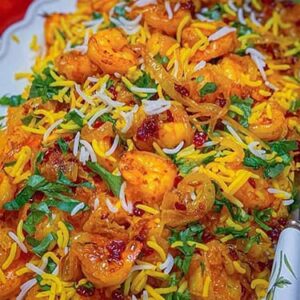 طرز تهیه میگو پلو خوشمزه و مجلسی به روش اصیل بوشهری
