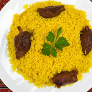 طرز تهیه استانبولی پلو با گوشت تکه ای